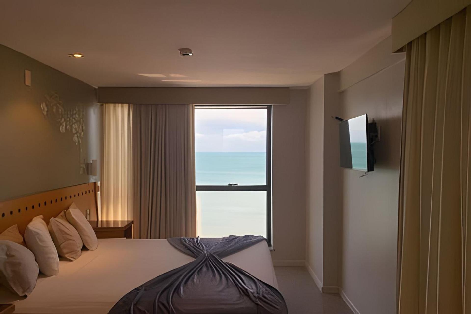 Апартаменти Hosts Br - Flat Frente Mar Na Beira Mar Форталеза Екстер'єр фото